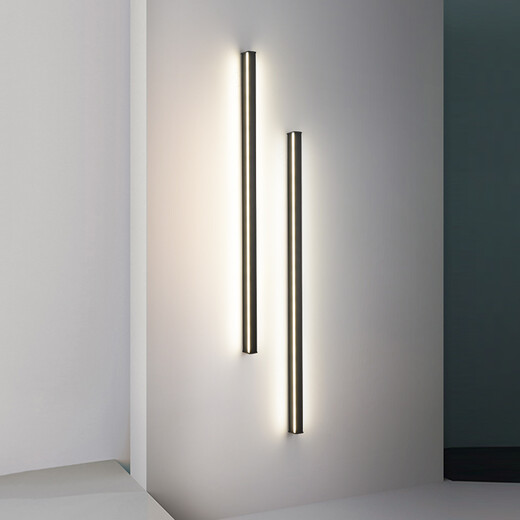 Das gleiche Modell von OPP, minimalistischem Wandlicht, Smart Home Atmosphäre Licht, LED, langes Wohnzimmer-Sofa Licht, Hintergrund-Wandlicht, Zhongshan 9716 mit der Mijia App-200c-24w verbunden