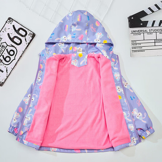 G.Duckkids ropa para niños chaquetas para niñas chaquetas de primavera y otoño para niños a mediados de los niños de otoño e invierno de otoño e invierno de terciopelo