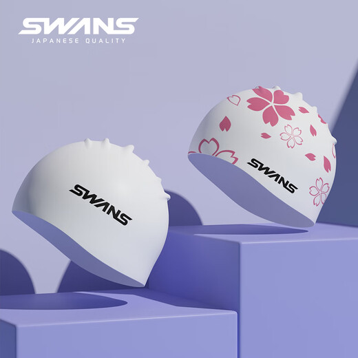SWANS泳镜女进口防水防雾高清泳帽套装近视游泳眼镜潜水装备樱花平光