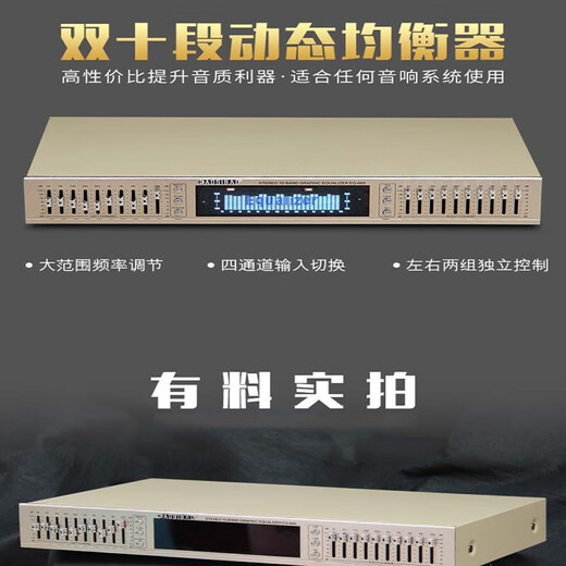 EQ665 equalizer dual 10-band fever stereo marquee high school bass adjustment hifi fever EQ898 665 gold