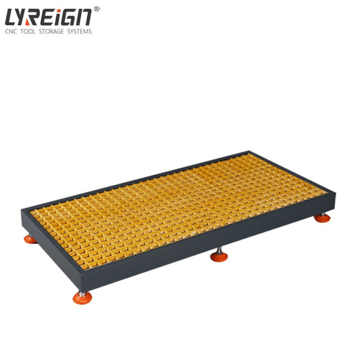 LYREIGN(瑞格)CNC加工中心数控机床脚踏板脚垫防滑耐油格栅板车间站台 1050*450*130-160mm可调