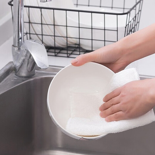 Enward enlarged and thickened 11*7*4cm nano sponge magic dishwashing sponge cleaning sponge wipe white 11*7*4cm 100 pieces individually packaged