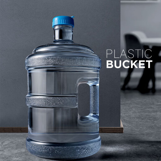 Luofina food grade water dispenser bucket tea bar machine pure water bucket portable water storage thickened water vending machine water receiving bucket 7.5L food grade water dispenser bucket + spare cover