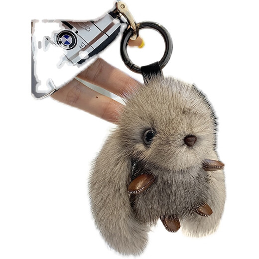 Draco Mink Plush lindo Internet Celebrity Rabbit colgante Decoración de colegas femeninas muñeca para muñecas llavero con llavero