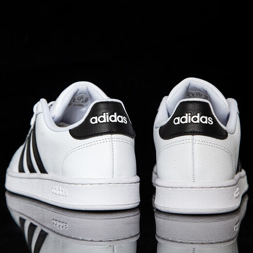阿迪达斯 （adidas）男鞋 24夏季时尚经典男子休闲鞋帆布鞋耐磨透气小白鞋运动鞋 AW3889/白色帆布鞋 42