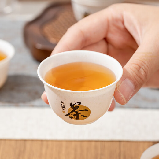 Ci small bowl, disposable kung fu tea cup, rice husk, small hospitality cup, high-end tea set, food grade thickened anti-scalding LOGO customization, custom shot, please contact customer service for details