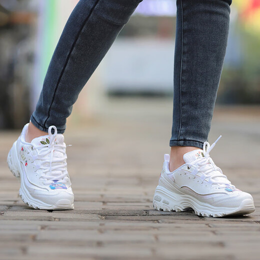 Skechers Panda Schuhe Frauenschuhe Winter Dad Schuhe Sport Schuhe Casual Schuhe Trend 11977/WHT (Hauptbild) 36