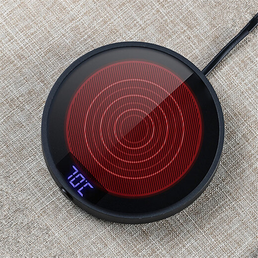 Yumsir Constant Temperature Coaster Tea Cup Heating Coaster Adjustable Temperature Teapot Insulation Base 99 Degree Warm Milk Tea Warmer Household Low Power Insulation Coaster 40-55-70