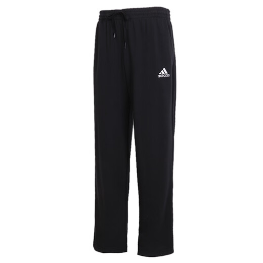 阿迪达斯 （adidas）运动裤男裤春夏新款户外裤子健身训练跑步休闲裤潮透气舒适束脚裤 GK9273-偏小一码/柔软直筒裤 S (175/76A)