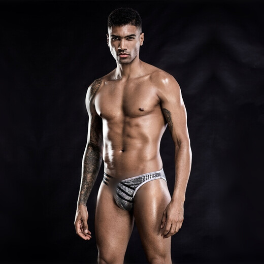 
Men's sexy underwear underwear thong men's perverted big breasts with nightclub dancing performance gay bar wild sex temptation briefs European adult sex toys SM role play