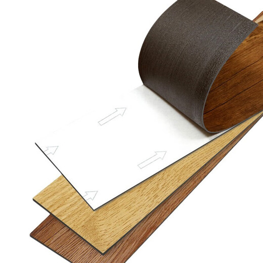 Pegatinas de piso de grano de madera autoadhesiva XMSJ Decoración de piso de cemento resistente al desgaste de la casa Peglón de pegamento para el piso de desgaste resistente al agua del hogar Grano de madera de madera 1391.8 mm de espesor de espesor