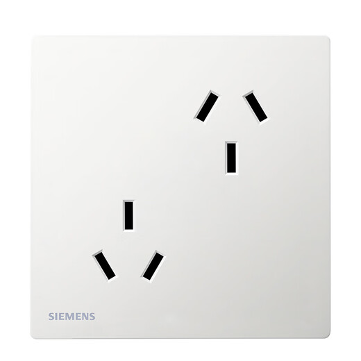
Siemens (SIEMENS) switch socket panel 10A multi-hole socket 86 type misalignment socket Six-hole socket elegant white