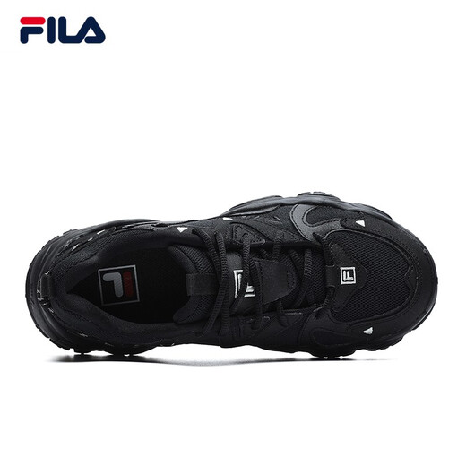 FILA Cat Claw Shoes 4th Generation Women's Shoes Dad Shoes Couples Sports Shoes Retro Fashion Casual Shoes Mesh Breathable Women's Black-BK 39