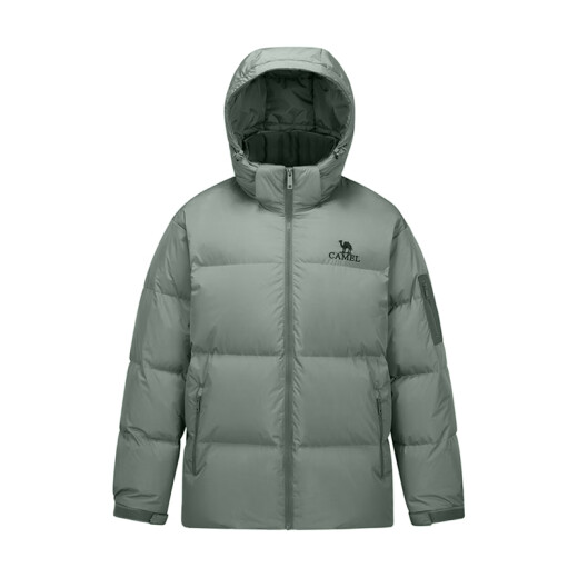 Camel Volcano 689 Down Jacket for Men's New Autumn and Winter Winter, a prueba de viento y salpicaduras, a prueba de frío y chaqueta con capucha cálida para mujeres, hombres y mujeres, el mismo estilo 2xl