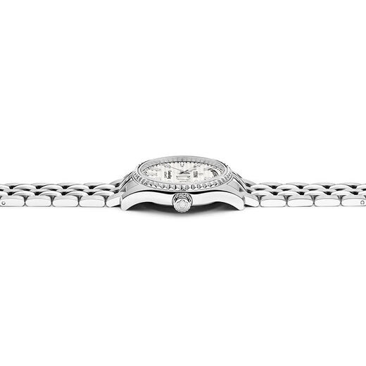梅花（Titoni）瑞表宇宙系列自动机械星期日历钢带瑞士腕表40mm 797 S-695银盘条钉