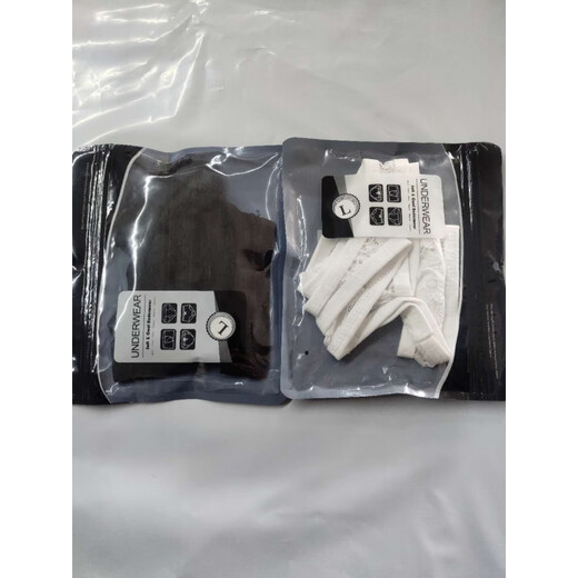 Adult Beauty Private Shipping Men's Lace Transparent Sexy Panties T-Thong Sexy Triangle Lace Transparent M Black