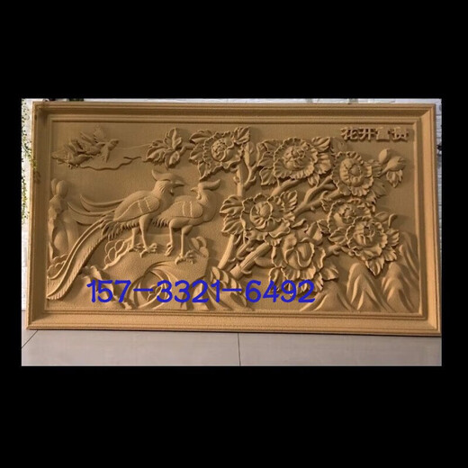Exterior wall relief finished exterior wall decoration relief European style rectangular carving anti-stone carving