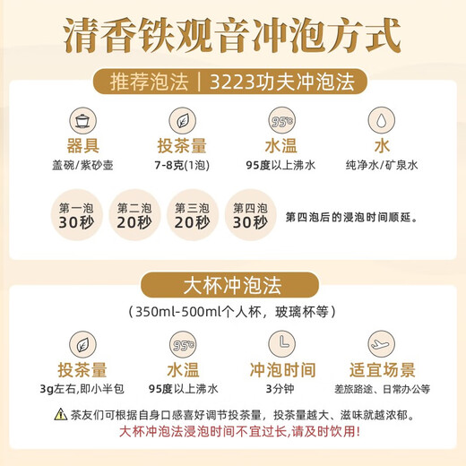 Bama Tea Industry Jin Junmei/Dahongpao/Cinnamon/Sandong/Tieguanyin/White tea/Jasmine tea Drink tea by yourself [Qingxiang Tieguanyin] 252g