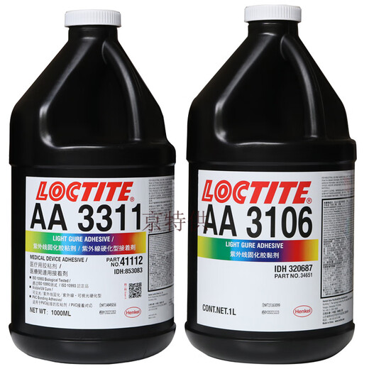 乐泰（loctite）3311 3106 3301 352 3320 3492 3623 3103 326BL胶UV胶 / AA3311 LOCTITE/乐泰 AA3523 (1L)