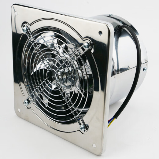 
Bingyu BYQ-983 Powerful exhaust fan Industrial ventilation fan Ventilation fan Square stainless iron fume fan 12-inch FD-300