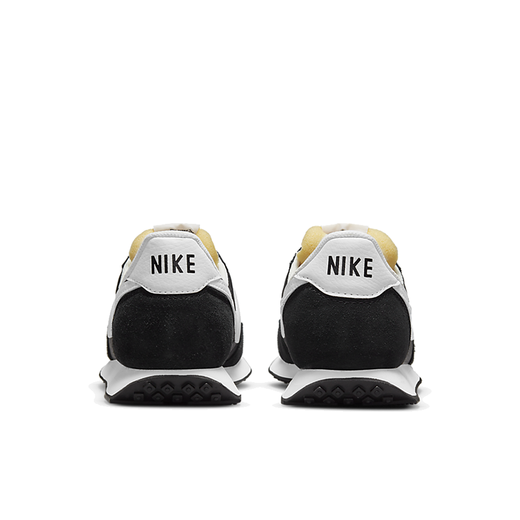 耐克（Nike） Waffle Trainer 2 男士复古翻毛皮拼接时尚低帮休闲鞋运动跑步鞋 黑色白标DH1349-001 42.5码/US9