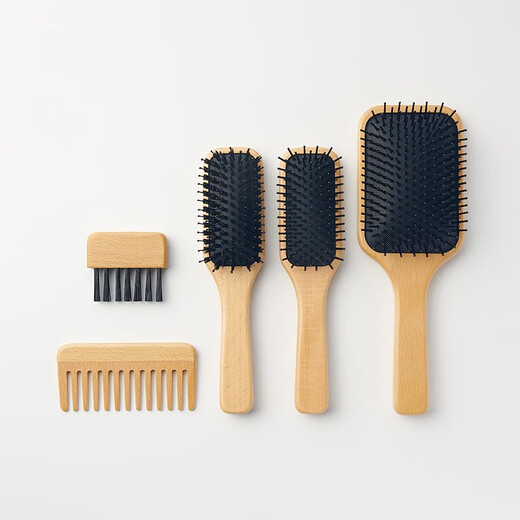 MUJI Aquagreen Scalp Care Hair Comb, Portable for Traveling, Total Length: Approximately 23.5cm