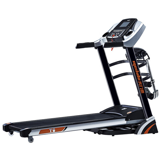 Meridian T6 multi-function 7-inch blue screen treadmill for home use-package upstairs
