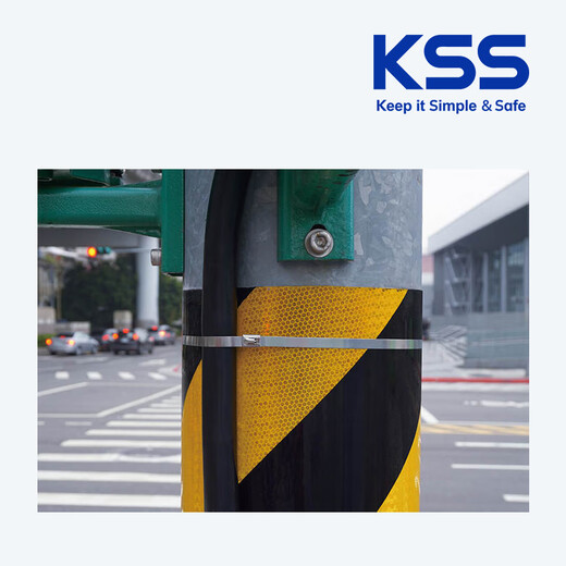 Los lazos de cable de acero inoxidable KSS con baja temperatura y resistencia al frío 304/316 se puede seleccionar material de los lazos de cable importados UL BCT-838 (4.6*838 mm) 50 tiras/paquete