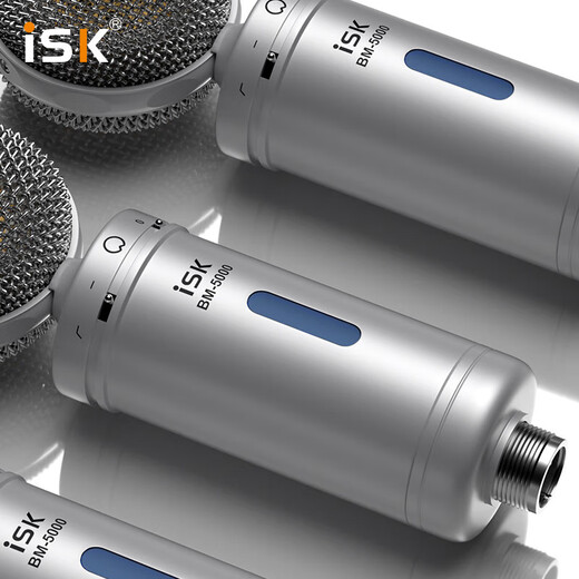 ISKBM5000 large diaphragm 48V condenser microphone microphone Douyin K song professional live broadcast equipment computer mobile phone recording and shouting sound card set optional bm5000 single product (set optional)