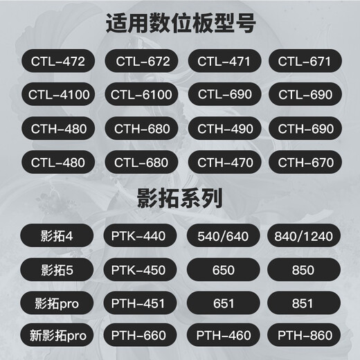拓思曼 wacom数位板数据线ctl671/472/672/690/6100影拓660手绘板连接线 CTL6100/6100WL数据线【长度 150x0.3cm