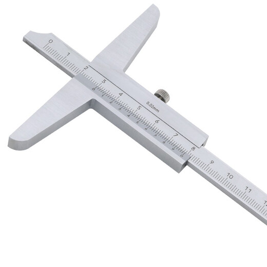 Shanggong Depth Vernier Caliper 0-200mm Graduation Value 0.02 Stainless Steel Depth Gauge Vernier Caliper High Precision