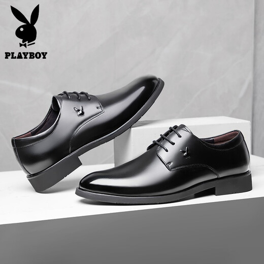 Zapatos de cuero playboy negocio para hombres ropa formal de resorte de primavera de primavera