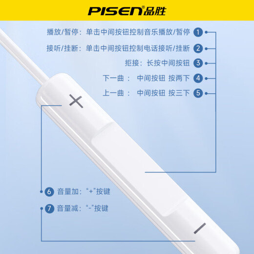 品胜（PISEN） type-c耳机有线半入耳式ipad平板电脑吃鸡苹果16iPhone15ProMaxPlus华为mate40p40小米红米手机