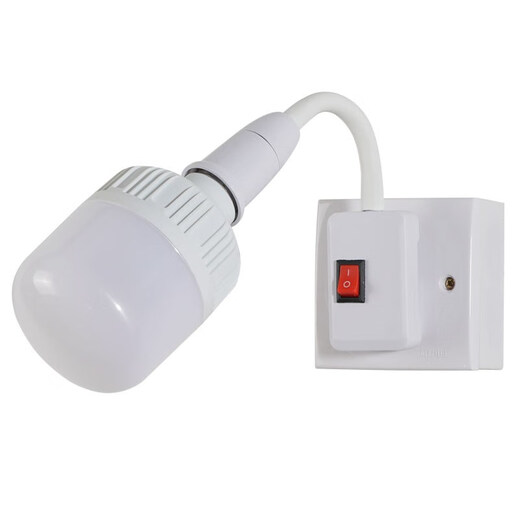 Aoyanlai lamp that does not require wiring Internet celebrity table lamp wall bedroom wall lamp no wiring plug-in no punching lighting festival two-hole remote control socket + 20W white light remote control switch