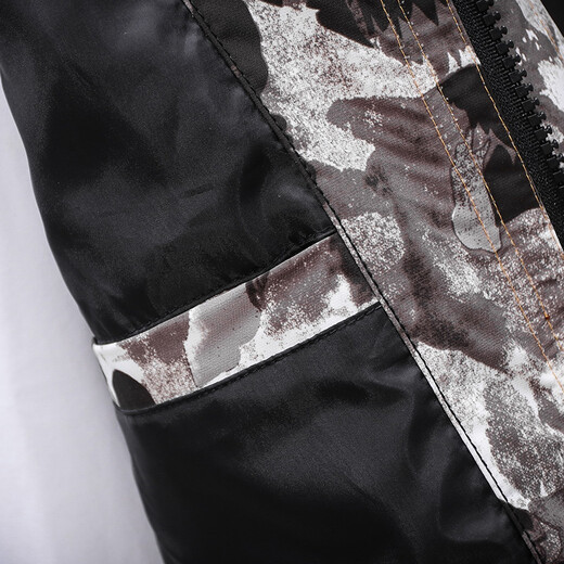 Scarecrow (MEXICAN) windbreaker men's autumn Korean style trendy camouflage workwear hooded jacket mid-length top men's khaki. M