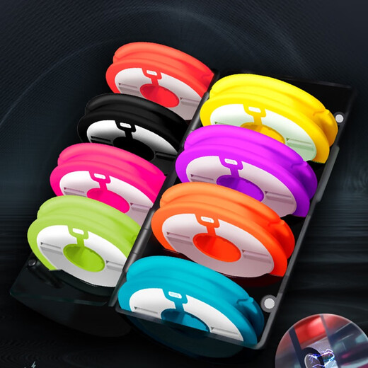 Zhenyou (Grsaed) main line box large spool 12-axis multi-functional storage box colorful silicone main spool main line group box fishing gear set winding reel coil fishing accessories