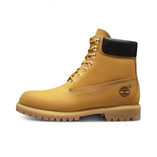 添柏岚（Timberland）防水天伯伦踢不烂头层牛皮大黄靴男女情侣款潮流马丁靴高帮鞋 101 10061W小麦色男靴 40