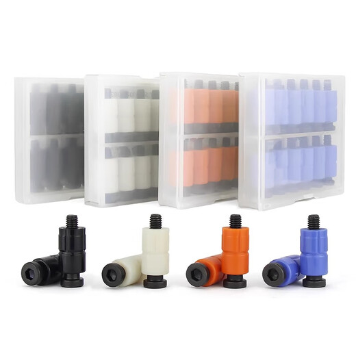 Jinchao nylon mold opener, high temperature resistant and super wear-resistant, quality nylon lock zipper, exhaust rubber stopper hook, orange special bulk D24*M12 (25 pieces/bag)