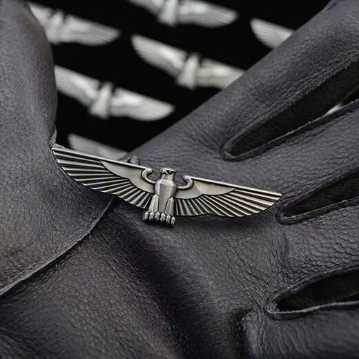 Replica of Prussian eagle emblem, German cap badge, German eagle medal, German power eagle medal brooch, harmonious power eagle, silver