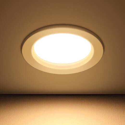 Foshan Lighting (FSL) LED downlight embedded ceiling ceiling light anti-fog entrance light 5W 2.5 inch yellow light all white
