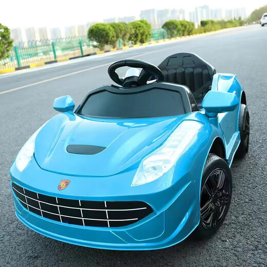 AITONG children's electric car four-wheel single drive remote control car male and female baby charging stroller can sit on a child toy car special price big red + single drive + speed adjustment + swing supports mobile phone remote control + remote control + self-driving