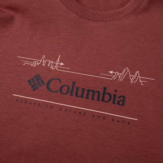 Columbia Columbia Outdoor Autumn et hiver Nouveaux produits pour le logo de mode pour femmes imprimé Sports décontractés rond Sweat 679 L / 165/88A
