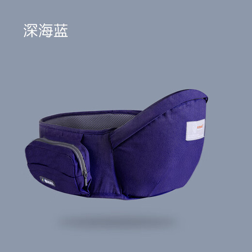 
Budou mother multifunctional baby strap waist stool lightweight baby sitting stool four seasons breathable belt front-heel single stool agate gray (upgraded version)