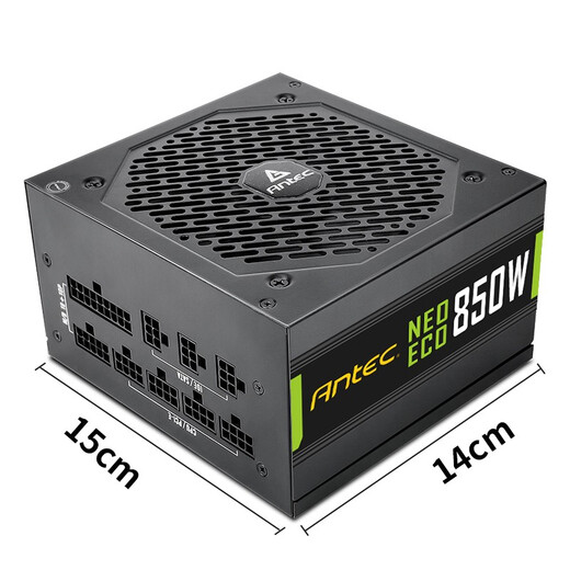 
Antec Antec NE850 gold medal full module/all-Japanese electrolytic capacitor/equipped with Pcle16Pin power cord/fan start and stop/computer host power supply 850W