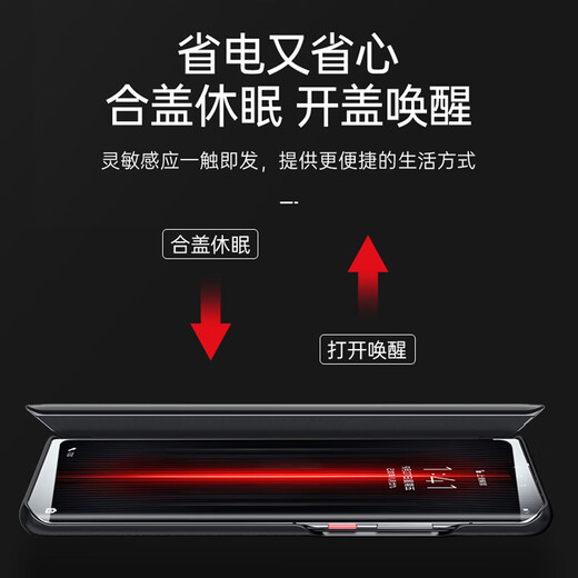 Simple and beautiful Huawei mate70pro mobile phone case flap mate60/50/40 protective case 70pro+True leather smart window mobile phone case full-inclusive anti-fall new leather case mate70pro/pro+ leather case Xuanwu black fine leather pattern
