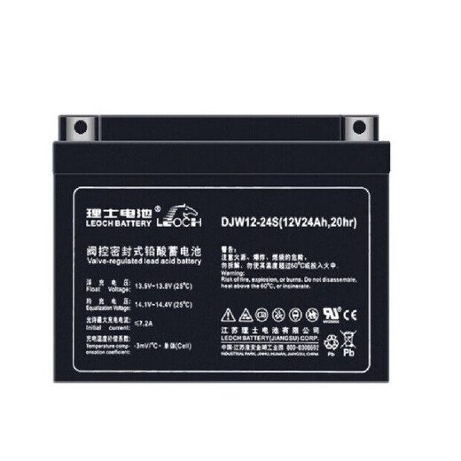 Leoch battery lead-acid maintenance-free battery DJW12 series 12V battery UPS/EPS power supply communication base station energy storage DJW12-24S (12V24AH)