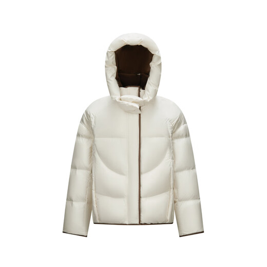 Semir down jacket women's design loose contrasting color 2024 winter hooded bread jacket trendy personality 107824113006