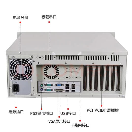 颐扬| 研华工控机IPC-610L工业电脑计算机服务器上位机|2-13代酷睿i5 i7 i9处理器 683G2/I5-4570/8G/512G固态 研华机箱IPC-610L