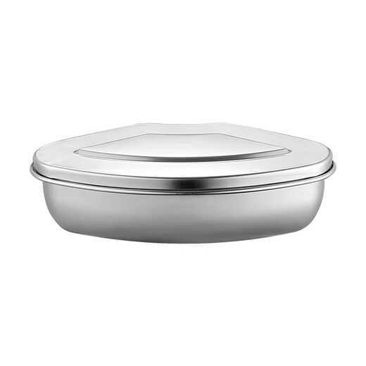 German 304 stainless steel divided fan-shaped steaming tray steaming grid rice cooker steamed rice artifact universal steam bowl 3 pieces 304 fan-shaped steaming box