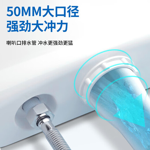 OLSA toilet home bathroom toilet flush tank squat toilet water tank silent energy saving dual control large impact 839A flush tank + installation package + white spray gun set